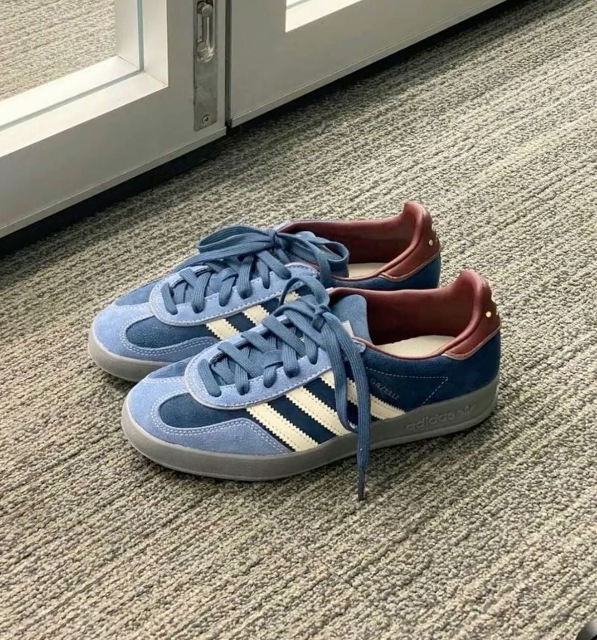 Adidas Gazelle Indoor Crew Navy Burgundy